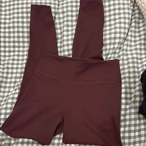 Nike Women's DRI FIT Dark Brown Leggings